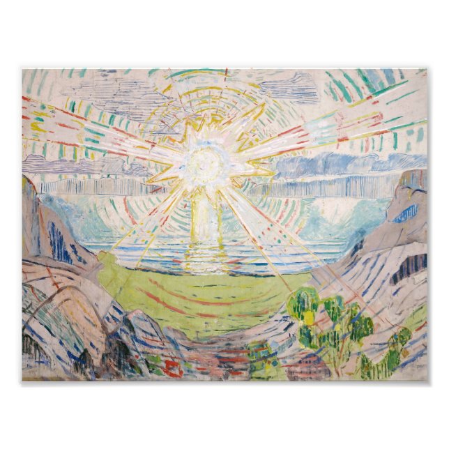 Foto Edvard Munch - El Sol (Frente)