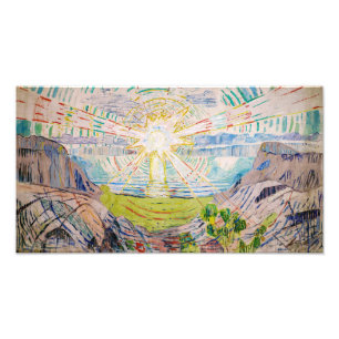 Foto Edvard Munch - El Sol 1910