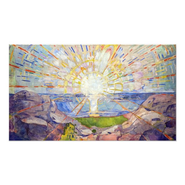Foto Edvard Munch - El Sol 1911 (Frente)