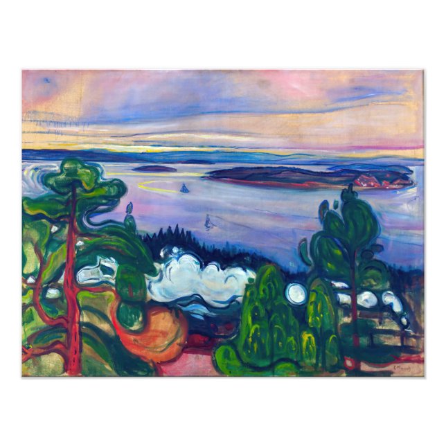 Foto Edvard Munch - Humo de tren (Frente)