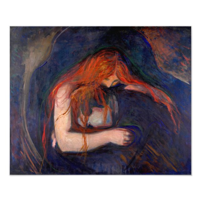 Foto Edvard Munch - Vampiro / Amor y dolor (Frente)