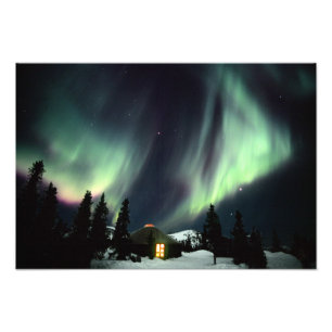 Foto EE. UU., Alaska, Chena Hot Springs. Aurora