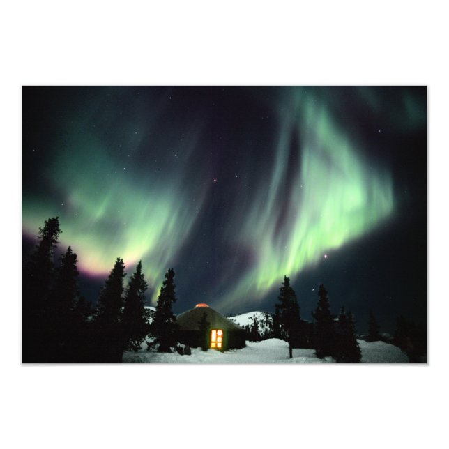 Foto EE. UU., Alaska, Chena Hot Springs. Aurora (Frente)