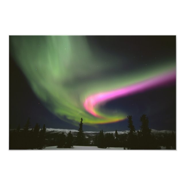Foto EE. UU., Alaska, Chena Hot Springs. Aurora 2 (Frente)