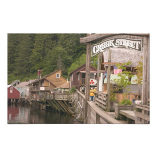 Foto EE. UU., Alaska, Ketchikan, Creek Street, centro