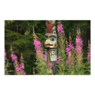 Foto EE. UU., Alaska, Ketchikan, Totem Bight State