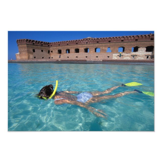 Foto EE. UU., FL, Florida Keys, Fort Jefferson, 1846, (Frente)