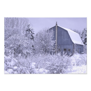 Foto EE. UU., Michigan, Rochester Hills. Azul nevado