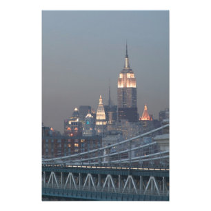 Foto EE. UU., Nueva York, vista del puente de Manhattan