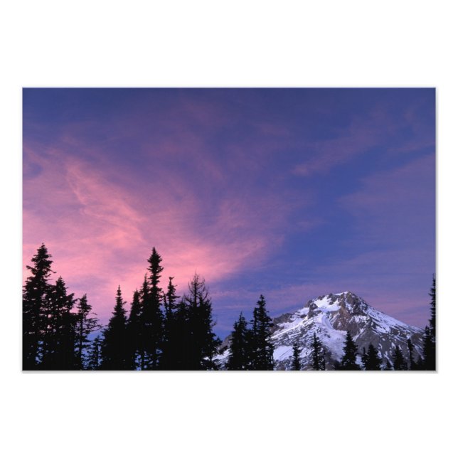 Foto EE. UU., Oregón, Monte Hood desde Timberline (Frente)