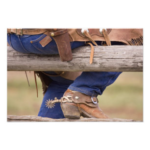 Foto EE. UU., Oregón, Seneca, Ponderosa Ranch. Vaquero