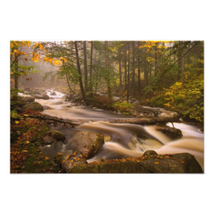 Foto EE.UU., Vermont, Este de Arlington, Fluyendo arroy