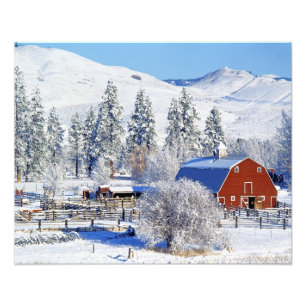 Foto EE. UU., Washington, Methow Valley, Graneros en