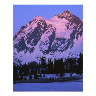 Foto EE. UU., Washington, Mt. Shuskan en North Cascades