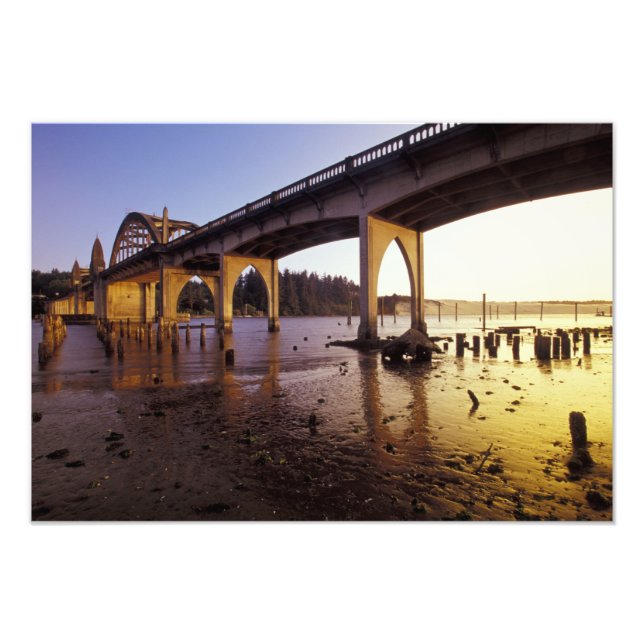 Foto EEUU, Oregón, Florencia. Puente Siuslaw y (Frente)