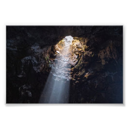 Foto Eje de Luz en la Cueva de Jameos del Agua