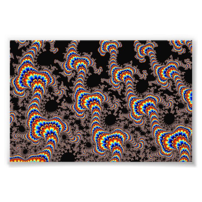 Foto Ejecución de color - Arte fractal (Frente)