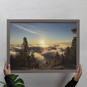 Foto El Amanecer Inclino De Manitou Sobre Las Nubes