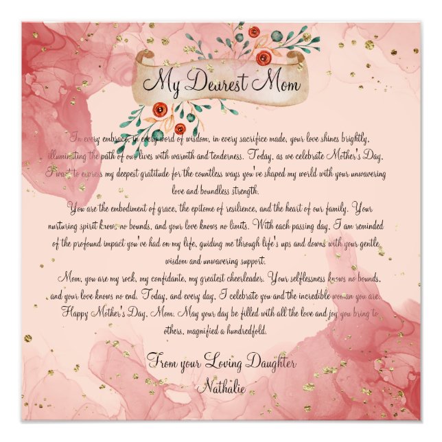 Foto El amor de mamá: Un tributo eterno a mamá (Frente)