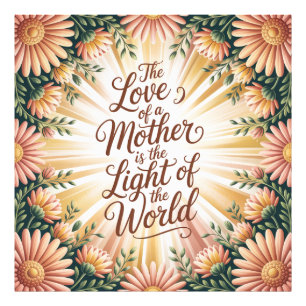 Foto El Amor De Una Madre Es La Luz Del Mundo