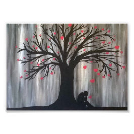 Foto El amor desciende 5 veces 7 veces la impresión