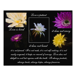 Foto El amor es paciente, el amor es un estilo floral c