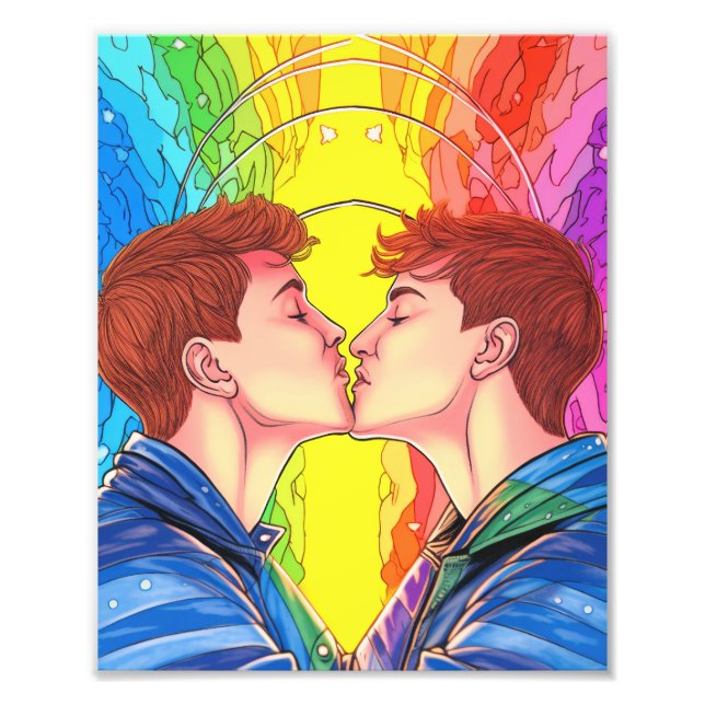 Foto El amor gay hace tu arcoiris (Frente)