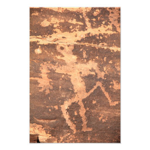 Foto El antiguo nativo americano Zuni Lizardman Petrogl