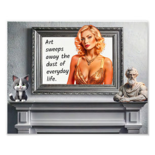 Foto El arte barre el polvo de la vida cotidiana