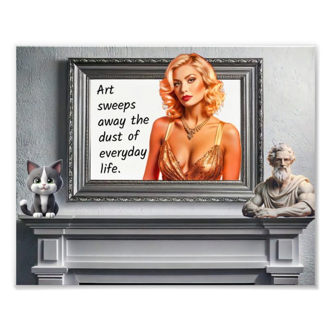 Foto El arte barre el polvo de la vida cotidiana (Frente)