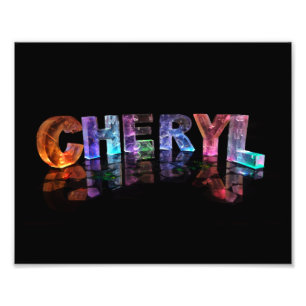 Foto El asombroso nombre de Cheryl en las luces 3D
