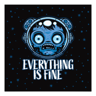 Foto El astronauta zombi está bien