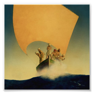 Foto “El barco pirata” de Maxfield Parrish