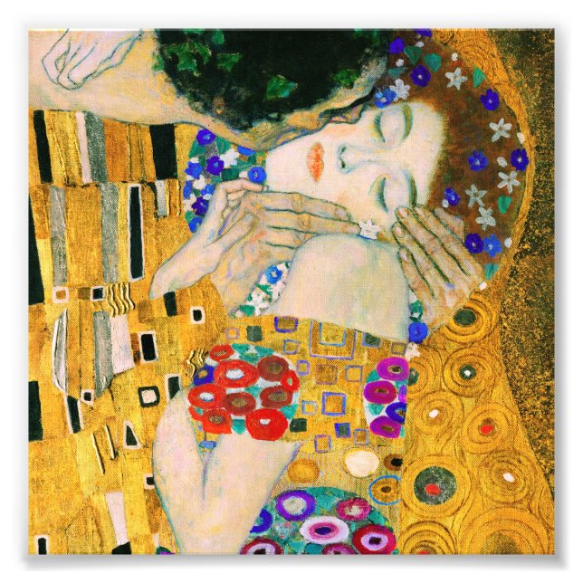 Foto El beso de Gustav Klimt (Frente)