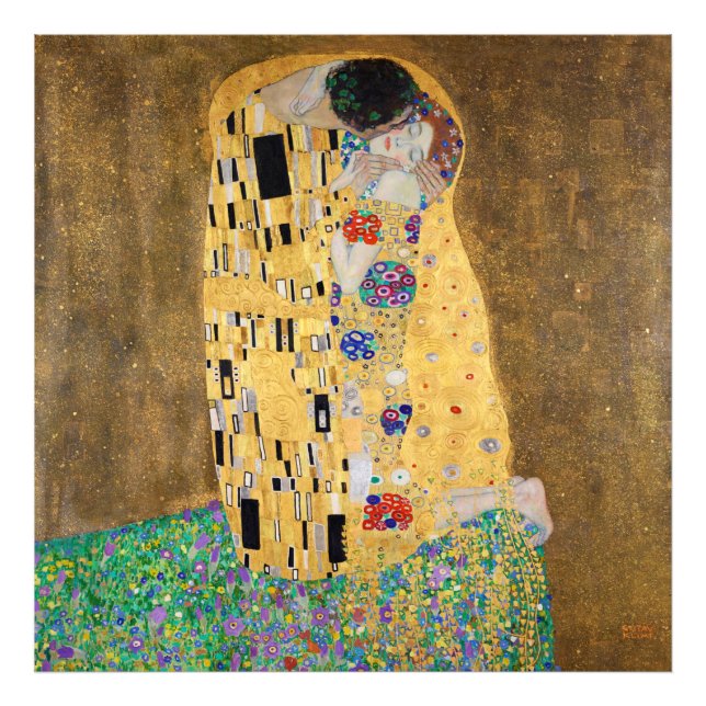 Foto El beso de Gustav Klimt (Frente)
