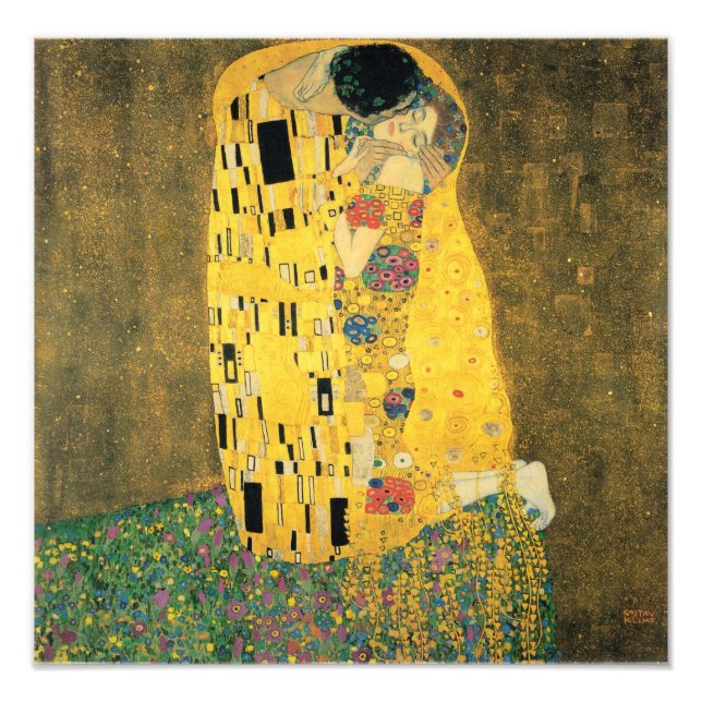 Foto El beso - Gustav Klimt (Frente)