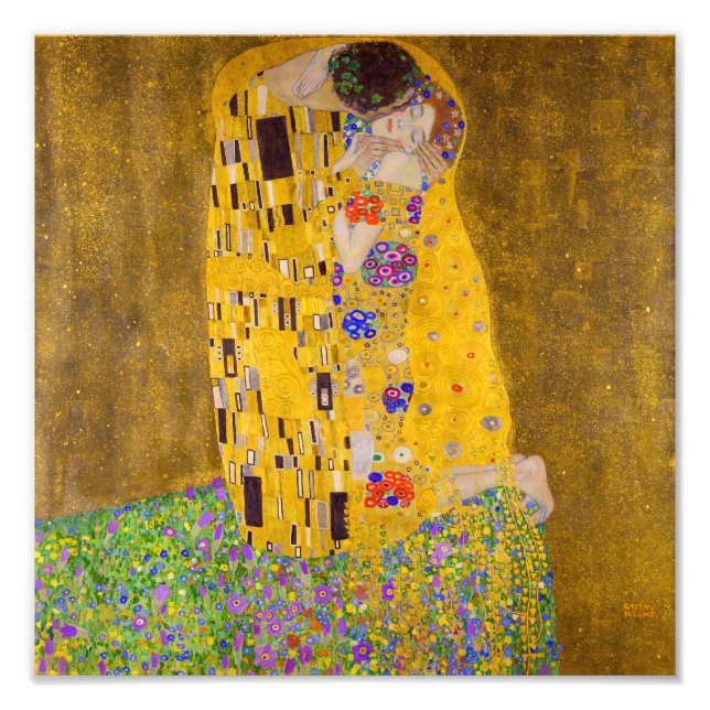 Foto El beso | Gustav Klimt | (Frente)