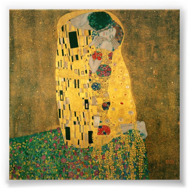 Foto El beso - Gustav Klimt (Frente)