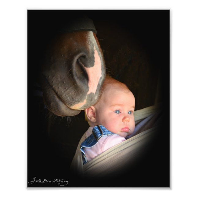 Foto El caballo ama a Baby (Frente)