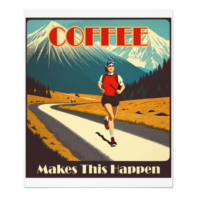 Foto El Café Hace que Esto Suceda Corriendo (Frente)