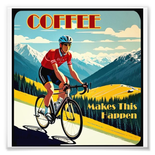 Foto El Café Hace Que Esto Suceda En Ciclismo (Frente)