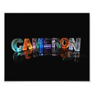 Foto El Cameron conocido en letras de lujo