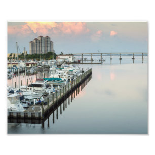 Foto El centro de Fort Myers Florida al amanecer