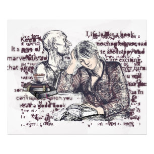 Foto El chica leyendo un libro