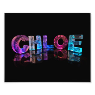 Foto El Chloe conocido hermoso en las luces 3D
