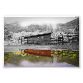 Foto El color de la impresión de reflexión