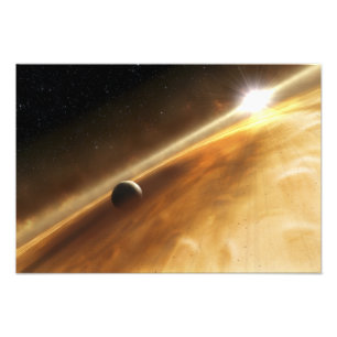 Foto El concepto del artista de la estrella Fomalhaut
