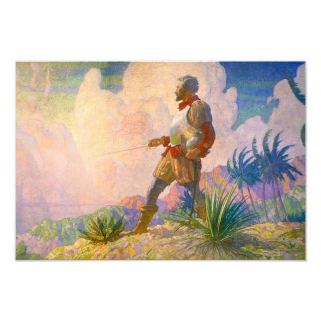 Foto El descubridor, 1928, por Newell Convers Wyeth (Frente)