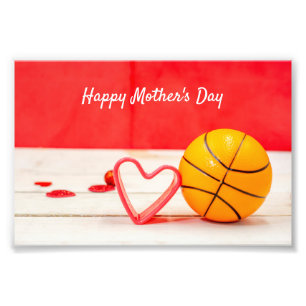 Foto El Día de la Madre de Baloncesto para mamá con el