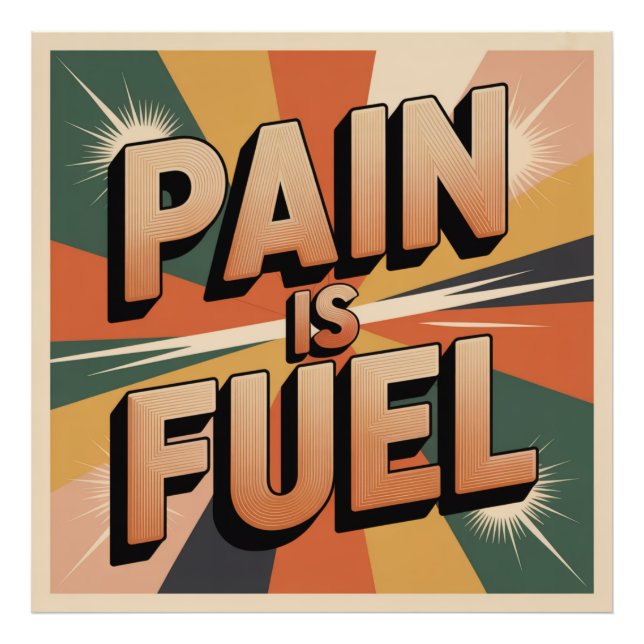 Foto El dolor es combustible (Frente)